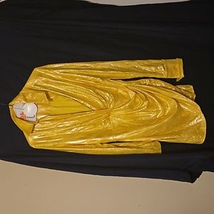 Yellow mini dress shirt